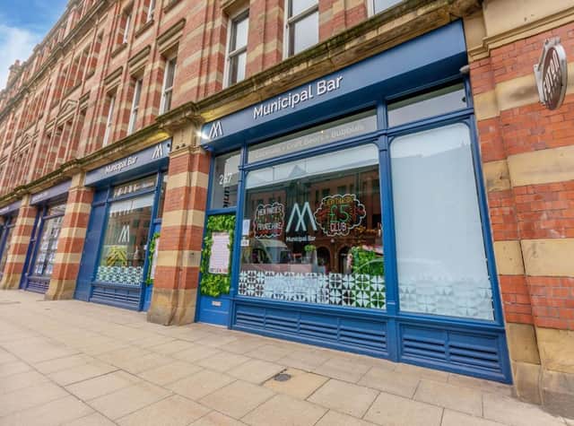 The Municipal on Deansgate is on the market now for £75k. Credit: Christie & Co