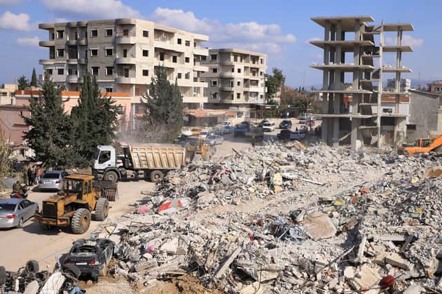 Jableh, the city where Ahmad was born, has been badly damaged by the recent earthquake. Photo: AFP via Getty Images