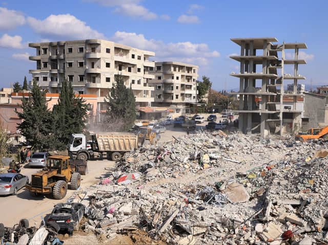 Jableh, the city where Ahmad was born, has been badly damaged by the recent earthquake. Photo: AFP via Getty Images
