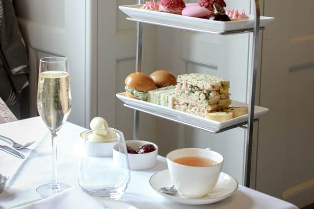 Vegan afternoon tea at the Midland Hotel in Manchester. Credit: The Midland 
