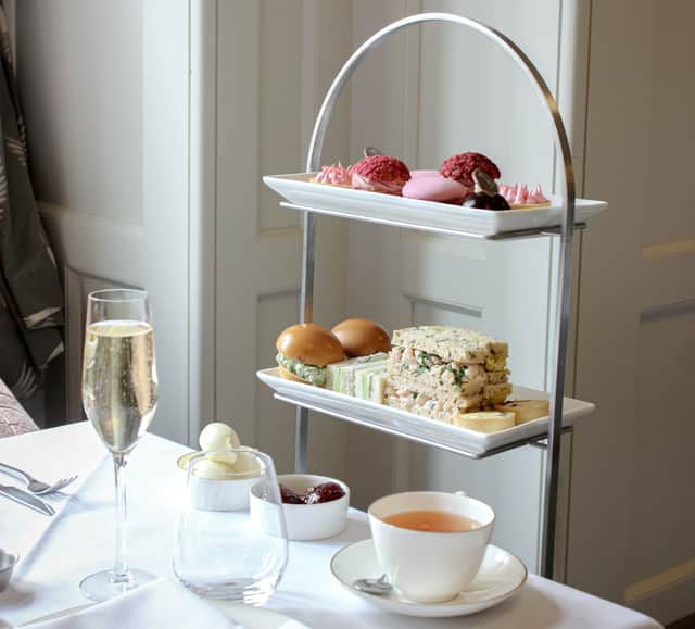Vegan afternoon tea at the Midland Hotel in Manchester. Credit: The Midland 