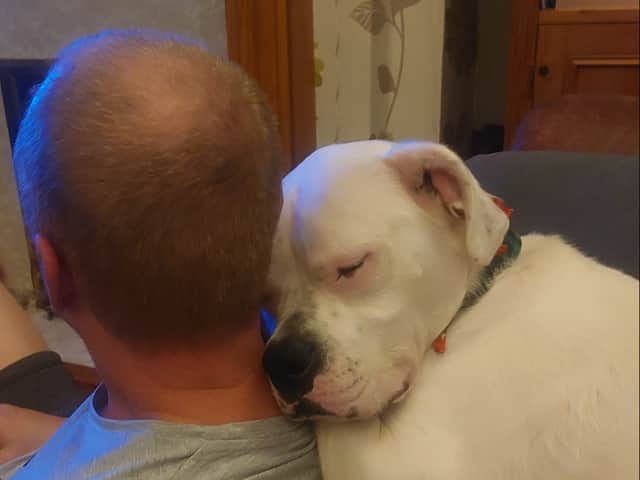 Martin with his owner Neil Penny-Ward