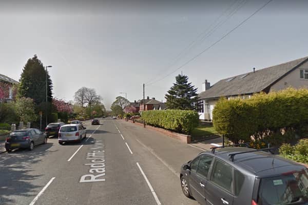 The collision occurred on Radcliffe New Road Credit Google