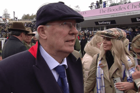 Sir Alex Ferguson as cornered by ITV Sport (Image: ITV)