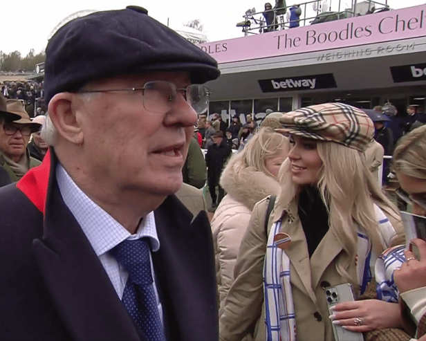 Sir Alex Ferguson as cornered by ITV Sport (Image: ITV)