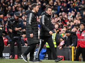 Marco Sila was sent off in Manchester United’s FA Cup clash against Fulham. Credit: Getty.