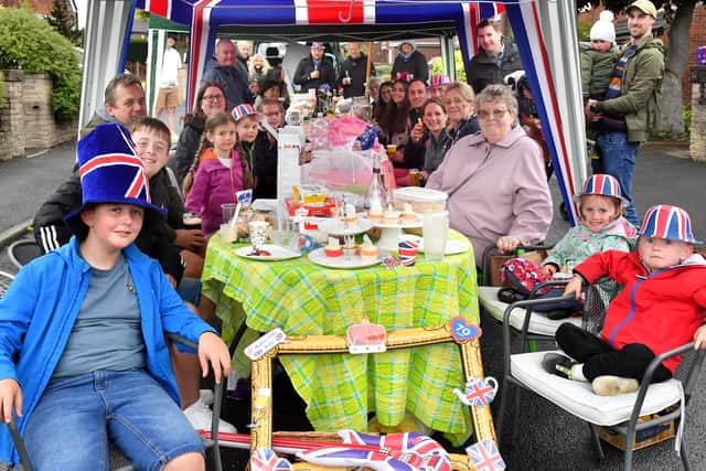 A street party held in Manchester last year for the Platinum Jubilee of Queen Elizabeth II. Photo: Getty Images