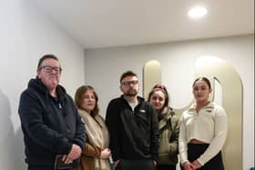 Angry residents of Salford apartments X1 The Gateway are upset at rising rents and maintenance failures. Photo: LDRS
