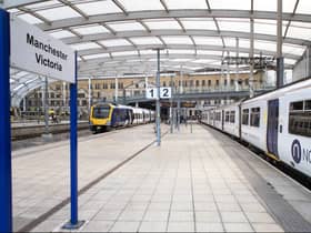 Manchester Victoria station will fall silent today to remember those who died in the Manchester Arena bombing Photo: Northern