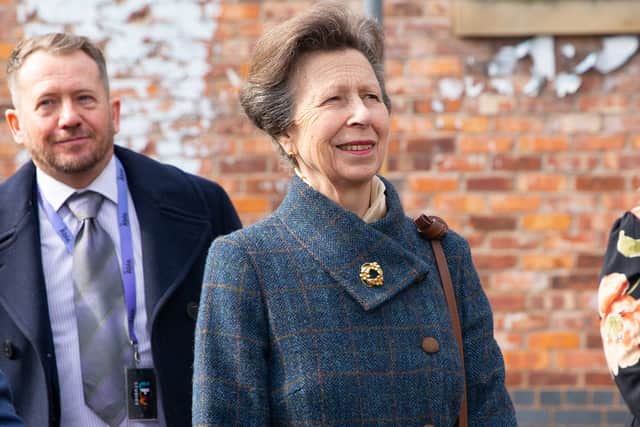 Princess Anne visited the Coronation Street set (ITV)