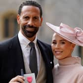 Rio Ferdinand with his wife Kate  (Getty Images)