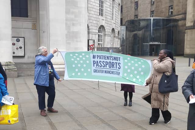 Greater Manchester Patients Not Passports calling on mayor Andy Burnham to support its call for change in how the NHS treats migrants