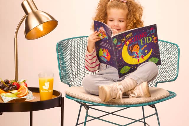 Deliveroo is delivering a children’s book about Ramadan and Eid with orders from two Manchester restaurants. Photo: Niamh Hamilton Turner