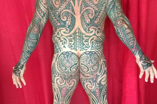 Bodybuilder Ray Houghton who got hooked on ink Credit: Ray Houghton /SWNS.COM
