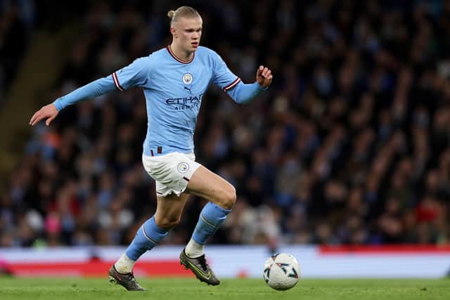 Erling Haaland could miss this weekend’s meeting with Liverpool (Image: Getty Images) 