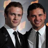  (L-R) Chris Fountain and Ryan Thomas attend the RTS Programme Awards at The Grosvenor House Hotel on March 15, 2011 in London, England.  (Photo by Gareth Cattermole/Getty Images)