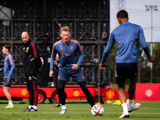 Erik ten Hag is expected to allow Scott McTominay to leave Manchester United this summer. Credit: Getty.