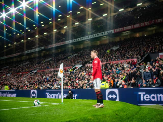 Christian Eriksen could return to the Manchester United team next week. Credit: Getty.