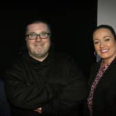 Film-maker Brett Gregory with Judith Vickers from Lifeshare and Ellie Palma-Cass from EPiC HOPE 