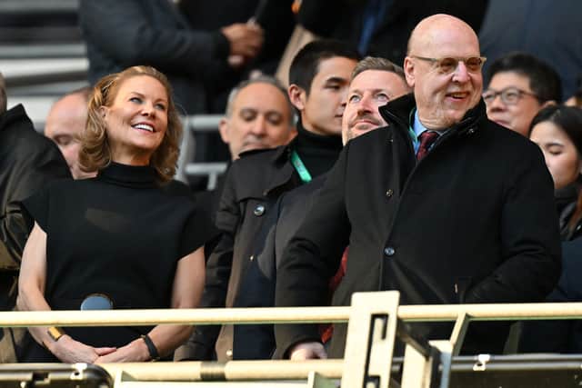 Avram Glazer made a rare appearance at this season's Carabao Cup final. Credit: Getty.