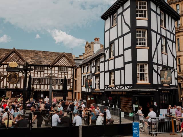 Exchange Square has lots of great pubs for a pre-gig drink at the AO Arena Credit: Marketing Manchester