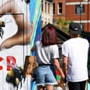 Here are some of the best places to spot public art in Manchester (Photo by Jeff J Mitchell/Getty Images)