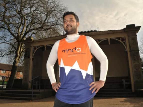 Emon Choudhury is taking part in the Manchester Marathon this year