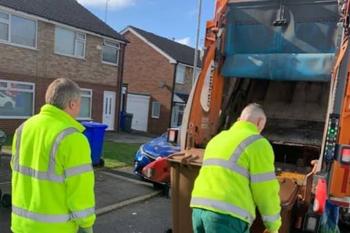A bin collection crew working in Tameside. Photo: Tameside Council