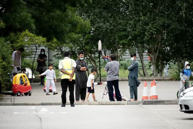 Afghan refugees who have been living in hotels since fleeing the Taliban’s return to power will have to leave their accommodation. Photo: Getty Images