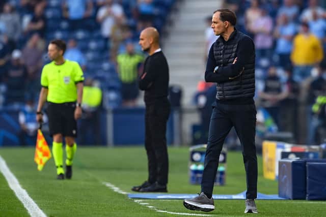 Tuchel beat Manchester City in the 2021 Champions League final. Credit: Getty.