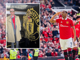 Macklemore watched Man Utd in action on Saturday (Image: Getty / Instagram)