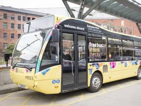 Manchester’s free bus Credit: TFGM