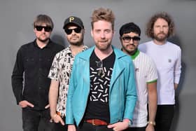 Kaiser Chiefs during F1 Live London at Trafalgar Square on July 12, 2017 in London, England.  F1 Live London, the first time in Formula 1 history that all 10 teams come together outside of a race weekend to put on a show for the public in the heart of London.  (Photo by Jeff Spicer/Getty Images for Formula 1)