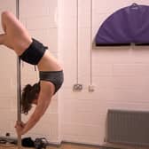 Pole dancing for fitness 