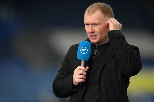 Paul Scholes was critical of Manchester United after their 2-2 draw against Sevilla on Thursday. Credit: Getty.