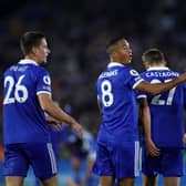 Harvey Barnes and Youri Tielemans are doubts for Manchester City vs Leicester City this weekend. Credit: Getty.