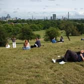The Met Office said 20C temperatures will hit some parts of the UK on Monday but more rain is expected later in the week.  (Photo by Kaveh Kazemi/Getty Images)