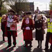 Last year’s St George’s Day parade in Manchester. Photo: Tony Gribben