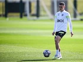 Phil Foden returned to Manchester City training on Tuesday ahead of the Champions league game against Bayern Munich. 