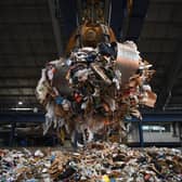 More than 4,000 tonnes of waste in Manchester was rejected by recycling centres, data shows. Photo: AFP via Getty Images