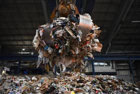 More than 4,000 tonnes of waste in Manchester was rejected by recycling centres, data shows. Photo: AFP via Getty Images