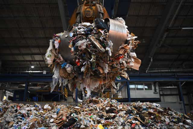 More than 4,000 tonnes of waste in Manchester was rejected by recycling centres, data shows. Photo: AFP via Getty Images