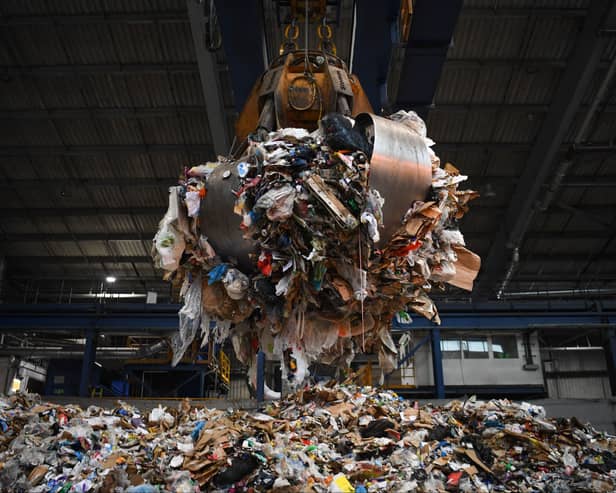 More than 4,000 tonnes of waste in Manchester was rejected by recycling centres, data shows. Photo: AFP via Getty Images