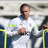 Manchester City are reportedly set to offer Erling Haaland a new contract. Credit: Getty.