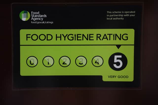 These are the food hygiene ratings that have been handed out in April so far in Manchester. Photo: RADAR