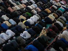 Eid al-Fitr comes at the end of Ramadan, a time of fasting and prayer for Muslims around the world. (Photo by Chris J Ratcliffe/Getty Images)