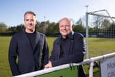 Sacha Lord and Carl Barratt at Wythenshawe Amateurs