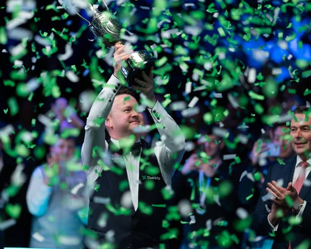 Shaun Murphy winning the Tour Championship in 2023. Photo: World Snooker