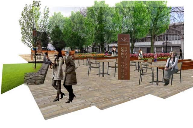 Plans for the Roman Gardens, Manchester. Credit: BDP / Castlefield Forum.