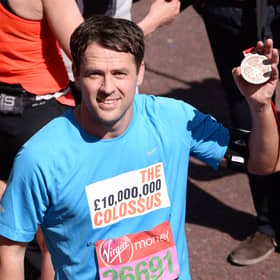 Michael Owen ran the London Marathon in 2014 (Image: Getty Images)